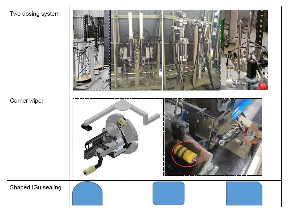 Insulated Double Glazed Glass Processing Machine Auto Silicone Sealant Sealing Robot