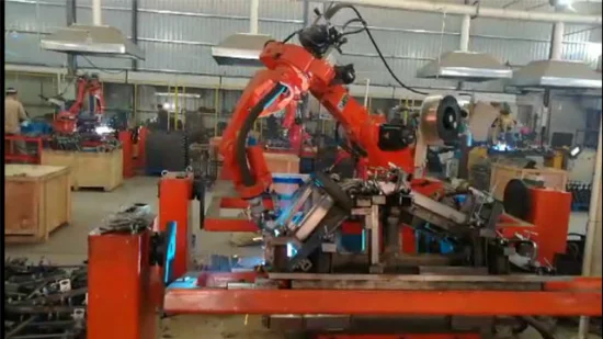 Imdustrial Yaskawa Welding Positioner for Robot Arm 6 Axis Robot Arm MIG Welding