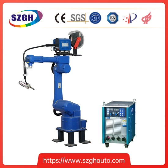 High Precision Robustness Laser Tracking Arc TIG Welding Robot with Hollow Wrist for Aluminum Steel or Other Metal Automation Solutions