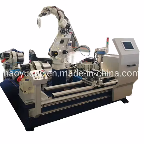 Industry Tank Pipe Flange Scafford Cylinder Automobile Parts Automatic MIG TIG CNC Robot Welding Machine